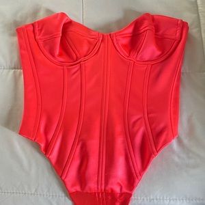 Oh Polly Hot Pink Bodysuit